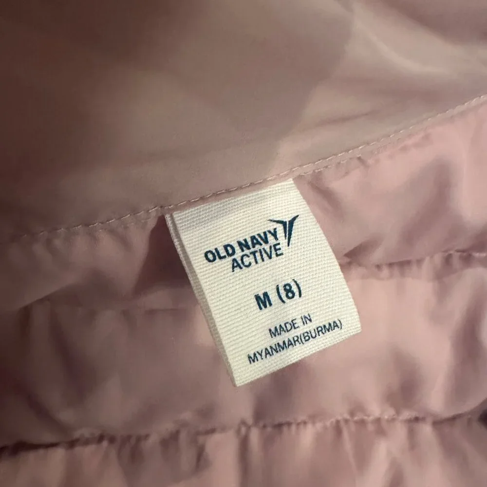 OLD NAVY YOUTH GIRLS SIZE 8 LIGHT PINK LIGHTWEIGHT JACKET COAT